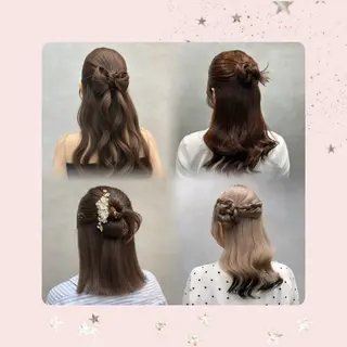 ヘアアレンジ 透明艶カラー☆ アレンジ🪽yuiのヘアスタイル