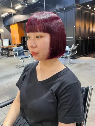 ショート カラー 圧倒的デザイン力 店長🎨RENAのヘアスタイル