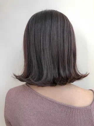 ミディアム カラー 【透明感、艶髪】西村 有司のヘアスタイル