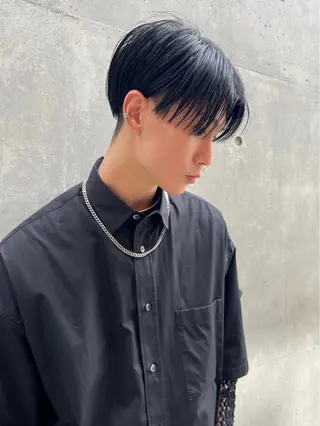 ショート カラー メンズ 小林蒼太 梅田モデル募集のヘアスタイル