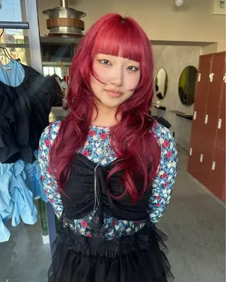 ロング カラー 梅田デザインカラー 🌈🏆ヒノキのヘアスタイル