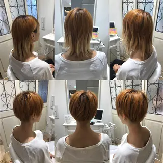 ショート ✂︎ショート、ボブ、 レイヤー🩵YUMIのヘアスタイル