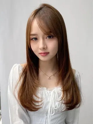 ロング カラー レイヤー×髪質改善✨ 渋谷/佐藤侑哉のヘアスタイル