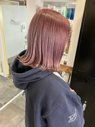 ミディアム カラー 清村 和音のヘアスタイル