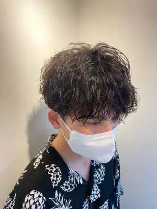 メンズ 髪質改善 メンズパーマゆうひのヘアスタイル