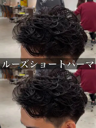 パーマ メンズ オカベ ショウマのヘアスタイル