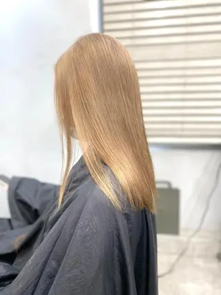 ロング カラー レイヤーカット 赤み消し　店長/大和のヘアスタイル