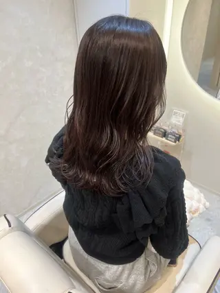 セミロング 🫧ツヤ髪個室美容室 安食茉莉🫧のヘアスタイル