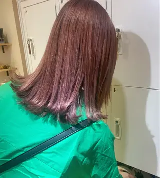 ミディアム カラー 美髪/透明感カラー reikoのヘアスタイル