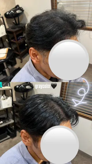 カラー メンズ 明 (めい)のヘアスタイル