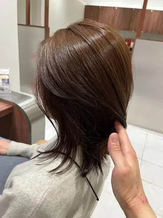 ミディアム カラー 河津 太郎のヘアスタイル