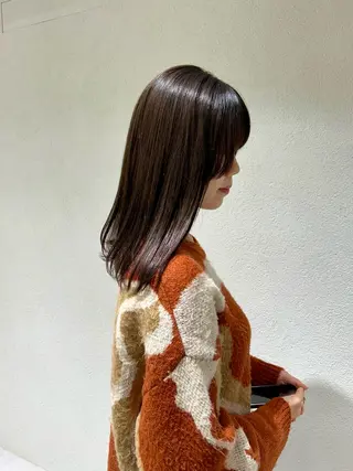 ミディアム カラー レイヤーカット🎀 渋谷/sayuのヘアスタイル