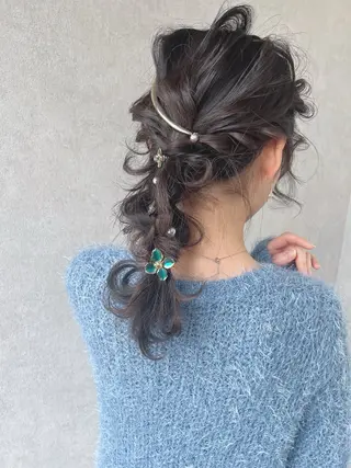 ロング ヘアアレンジ 伊藤 早人のヘアスタイル