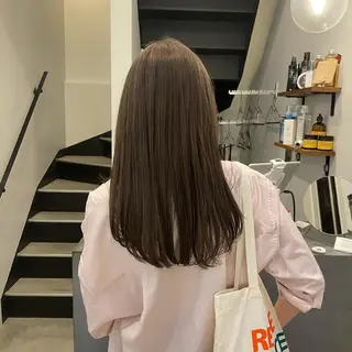 ロング カラー やまさきえりこ ニュアンスパーマのヘアスタイル