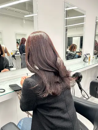 ロング カラー ヘアアレンジ レイヤー×透明感カラ ー🕊AZUSAのヘアスタイル