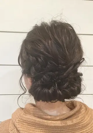 ミディアム ヘアアレンジ 🍊新宿南口🍊 ERINAのヘアスタイル