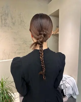 ヘアアレンジ yupi🐈⬛ レイヤー/パーマのヘアスタイル