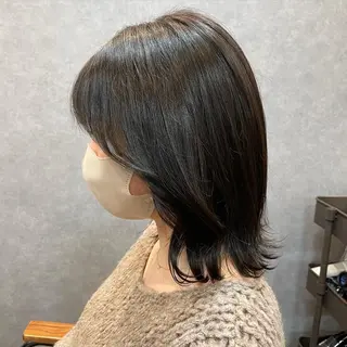 ミディアム カラー ツヤ美髪💐 髪質改善/高山愛来のヘアスタイル