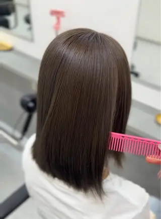 カラー レイヤー透明感カラー ブリーチ🎀オトハのヘアスタイル