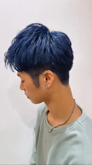 カラー メンズ 流行デザイン特化 東方 舜のヘアスタイル