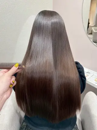 ロング 🫧ナチュラル矯正 /カラー🫧あやりのヘアスタイル