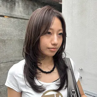 ロング カラー 🌺盛れる爆ツヤ カラー🌺リオのヘアスタイル