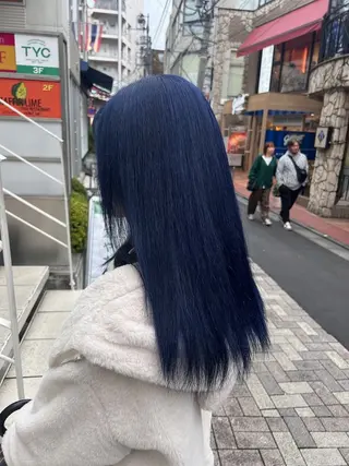 ロング カラー ハイトーン/ブリーチ 💙みずき💙のヘアスタイル