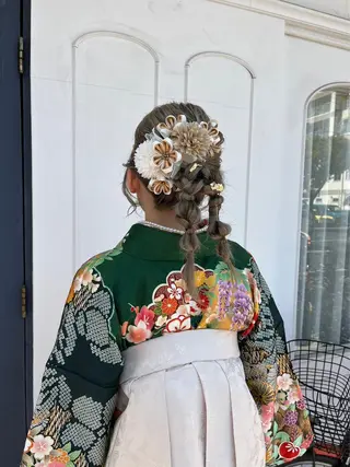 セミロング ヘアアレンジ RuLaN AMIのヘアスタイル