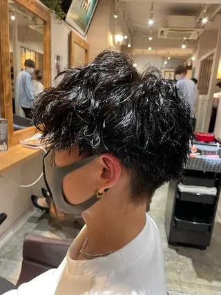パーマ メンズ 優真/難波で 1番パーマが上手いのヘアスタイル