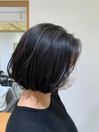 ショート ARMONY秋山輝也 コテ巻き風パーマ特化のヘアスタイル
