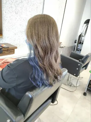 ロング カラー パーマ ヘアアレンジ メンズ マツエク・マツパ ネイル キッズ 6月オープン♪豊見城 Lodattu✁清水のヘアスタイル