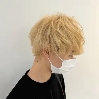 ショート カラー メンズ ツイスパ特化 石川 歳也のヘアスタイル