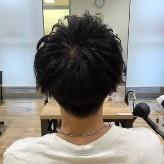 ショート メンズ 髪質改善縮毛矯正 美容師✂️山崎竜二のヘアスタイル