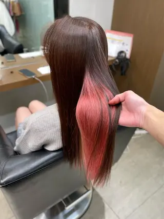カラー yasuハイトーン/ デザインカラーのヘアスタイル