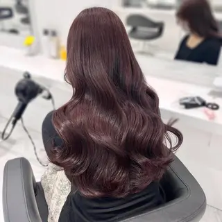 カラー 🌸春の暗髪カラー 🌸透明感ヘアのヘアスタイル