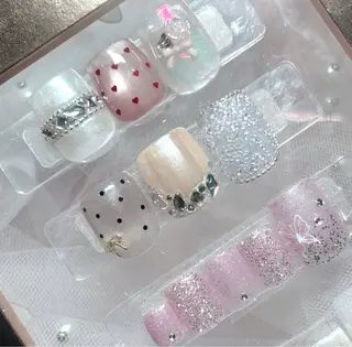 ネイル kaho  🧸🎀 RiLionのネイルデザイン