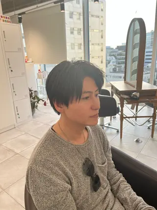 ショート カラー メンズ 🏆メンズヘア特化 🥇代表りんぺーのヘアスタイル