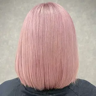 カラー Yoshiいろあそび 八王子/ハイトーンのヘアスタイル