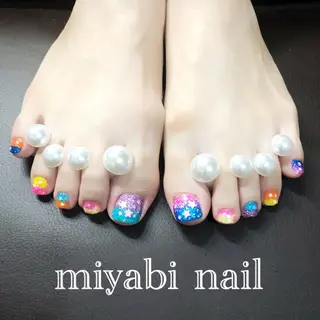 ネイル miyabi nail 桂川駅近くのネイルデザイン