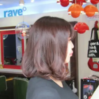 ミディアム はらだ はるなのヘアスタイル