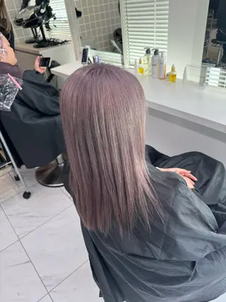 ミディアム カラー ヘアアレンジ Over hair_ misakiのヘアスタイル