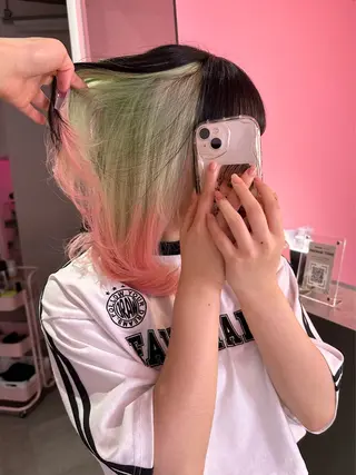 ミディアム 【店長】 Mahiroのヘアスタイル