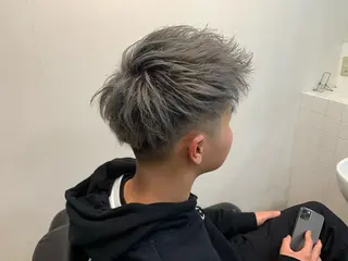 ショート カラー メンズ 綾田 一蔵のヘアスタイル