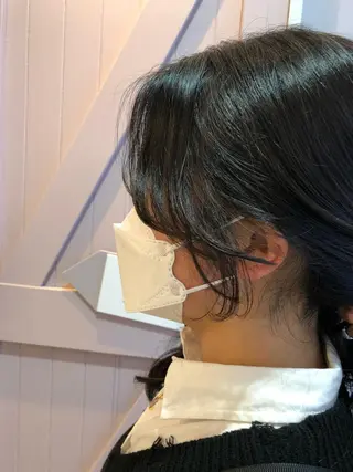 セミロング カラー ヘアアレンジ mizuki roan多々良店のヘアスタイル
