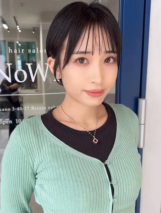 ショート カラー 大人可愛いショート* NoWL栗原隆成のヘアスタイル