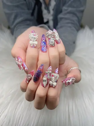 ネイル Lee Nails チップ長さだし専門店のネイルデザイン