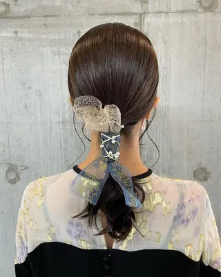 ヘアアレンジ はやしほのか| マンツーマン美容師のヘアスタイル