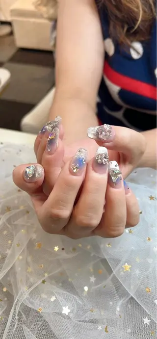 セミロング カラー ネイル Ryoko Nailのネイルデザイン