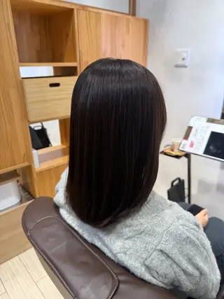 ミディアム カラー レディースカット モデル募集　山田省吾のヘアスタイル