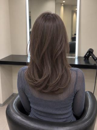 ミディアム カラー 🌈ウルトワ水素 髪質改善naru🌈のヘアスタイル